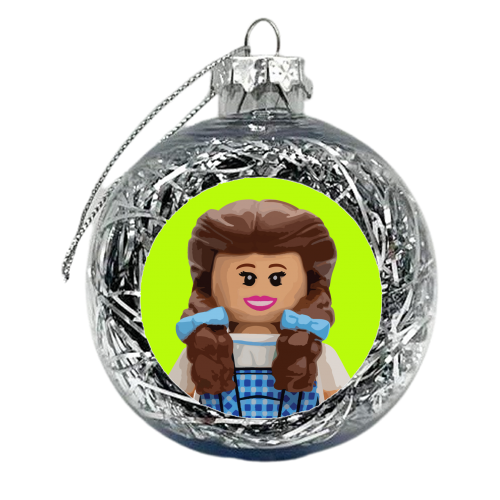 Dorothy Over the Rainbow - xmas bauble by David Bond