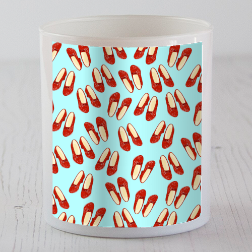 Dorothy's Ruby Red Slippers (pattern) - scented candle by Adam Regester