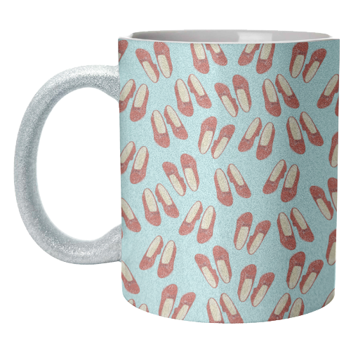 Dorothy's Ruby Red Slippers (pattern) - unique mug by Adam Regester