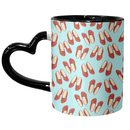 Dorothy's Ruby Red Slippers (pattern) - unique mug by Adam Regester