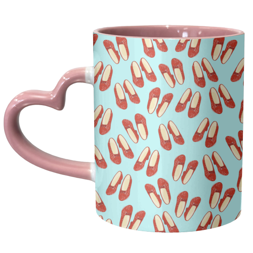 Dorothy's Ruby Red Slippers (pattern) - unique mug by Adam Regester