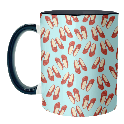 Dorothy's Ruby Red Slippers (pattern) - unique mug by Adam Regester