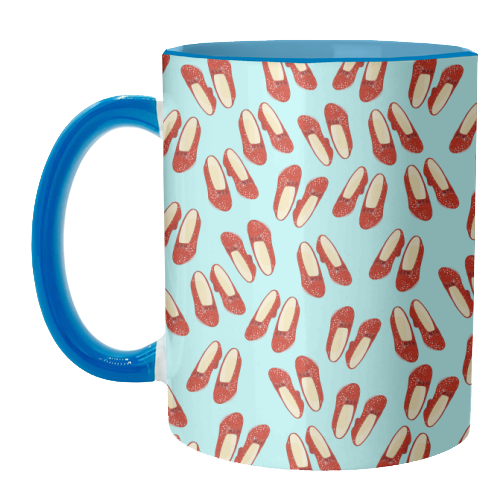 Dorothy's Ruby Red Slippers (pattern) - unique mug by Adam Regester