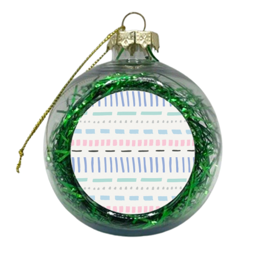 DOT DASH - xmas bauble by Elizabeth Jackson