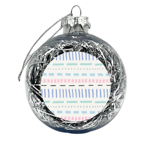 DOT DASH - xmas bauble by Elizabeth Jackson