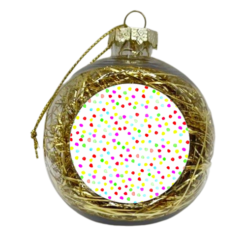 Dots - xmas bauble by Dominic Early