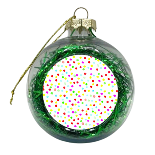 Dots - xmas bauble by Dominic Early