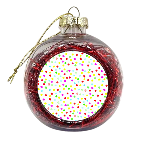 Dots - xmas bauble by Dominic Early