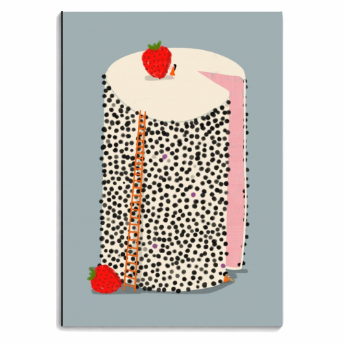 DOTTY CAKE - personalised A4, A5, A6 notebook by Nichola Cowdery