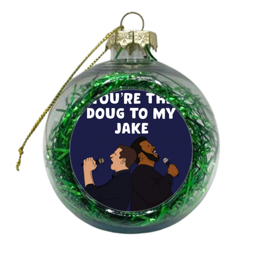 Doug to my Jake - xmas bauble by Pink and Pip