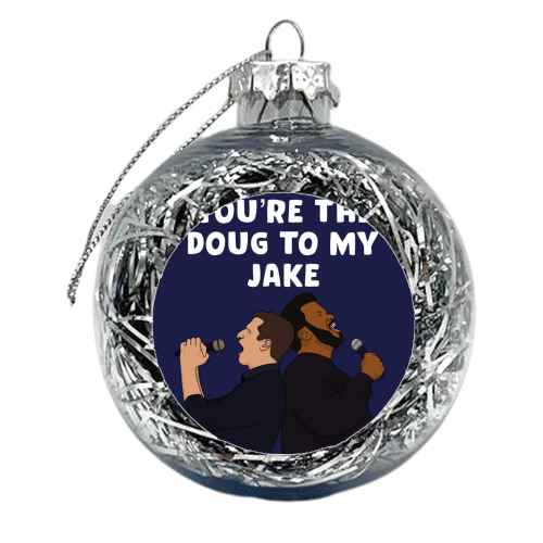 Doug to my Jake - xmas bauble by Pink and Pip