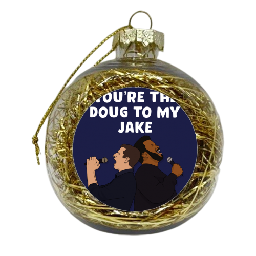 Doug to my Jake - xmas bauble by Pink and Pip