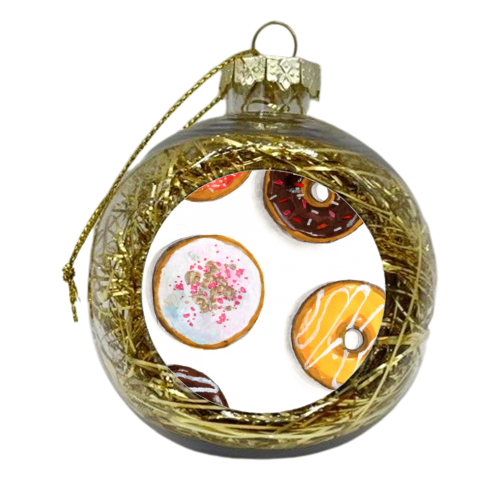 Doughnuts! - xmas bauble by Gaz is a Cookie