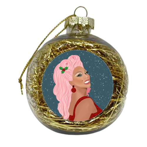 Drag Race Christmas - xmas bauble by Rock and Rose Creative