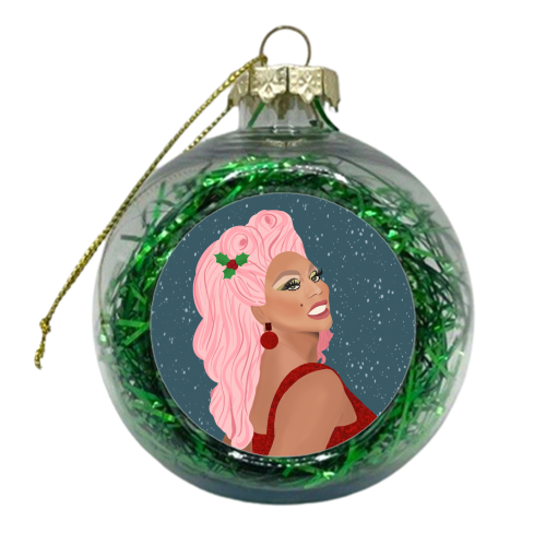 Drag Race Christmas - xmas bauble by Rock and Rose Creative