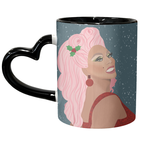 Drag Race Christmas - unique mug by Rock and Rose Creative