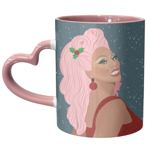 Drag Race Christmas - unique mug by Rock and Rose Creative