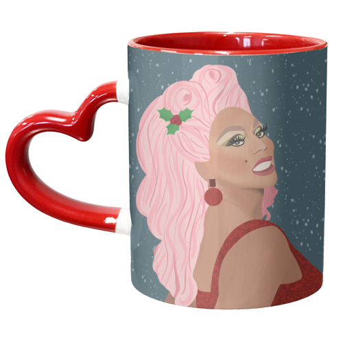 Drag Race Christmas - unique mug by Rock and Rose Creative