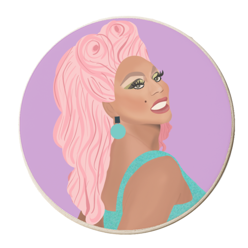 Drag Race - personalised beer coaster by Rock and Rose Creative