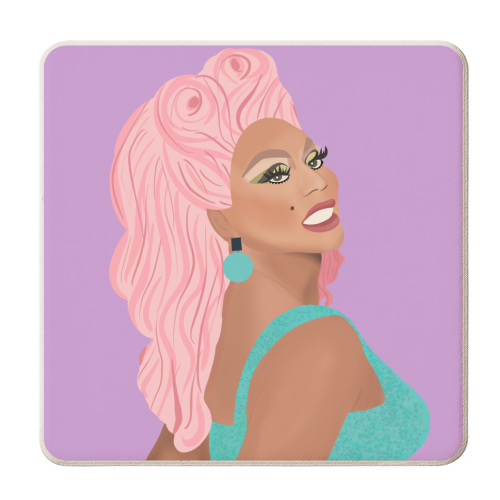 Drag Race - personalised beer coaster by Rock and Rose Creative