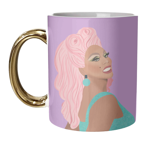 Drag Race - unique mug by Rock and Rose Creative