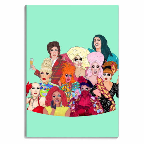Drag Royalty - personalised A4, A5, A6 notebook by The Queer Store