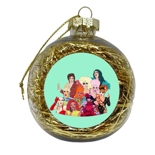 Drag Royalty - xmas bauble by The Queer Store