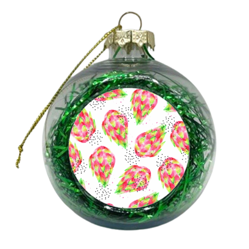 Dragon Fruit - xmas bauble by Uma Prabhakar Gokhale