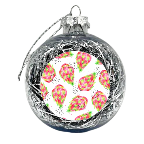 Dragon Fruit - xmas bauble by Uma Prabhakar Gokhale