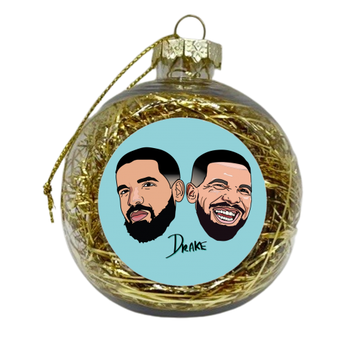 Drake - xmas bauble by Catherine Critchley.