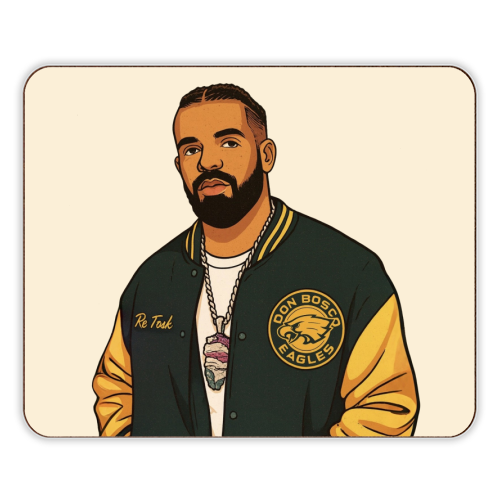 Drake - designer placemat by Ms Doodle
