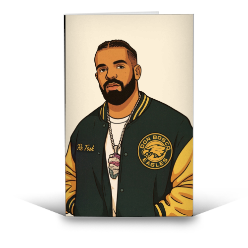Drake - funny greeting card by Ms Doodle