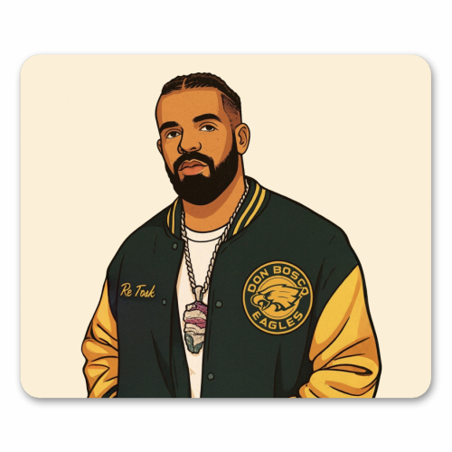 Drake - mouse mat by Ms Doodle