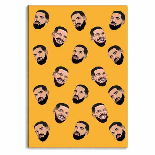 Drake - personalised A4, A5, A6 notebook by Catherine Critchley.