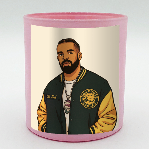 Drake - scented candle by Ms Doodle