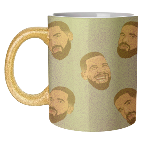 Drake - unique mug by Catherine Critchley.