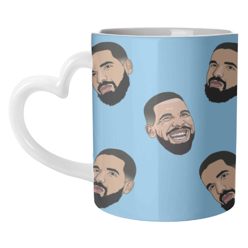 Drake - unique mug by Catherine Critchley.