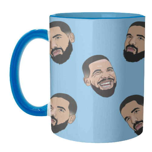 Drake - unique mug by Catherine Critchley.