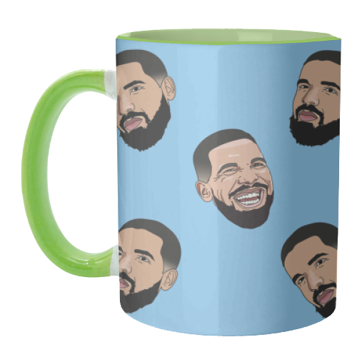 Drake - unique mug by Catherine Critchley.