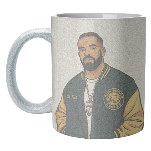 Drake - unique mug by Ms Doodle