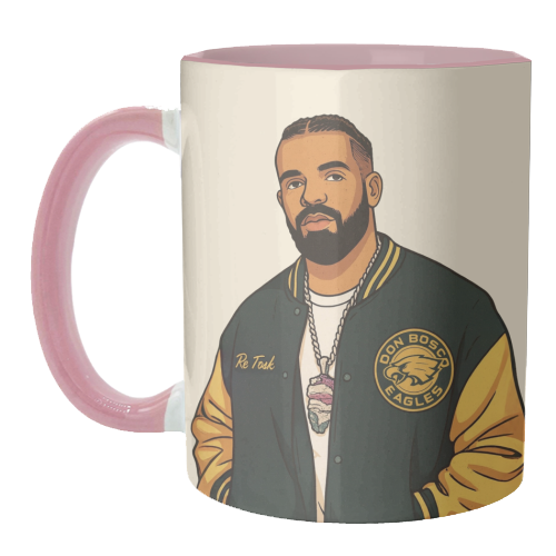 Drake - unique mug by Ms Doodle