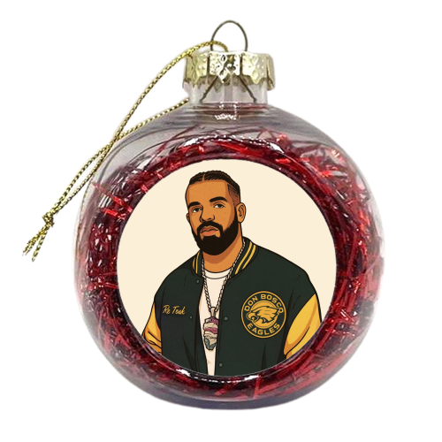 Drake - xmas bauble by Ms Doodle