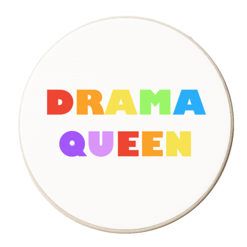 Drama Queen - personalised beer coaster by Adam Regester