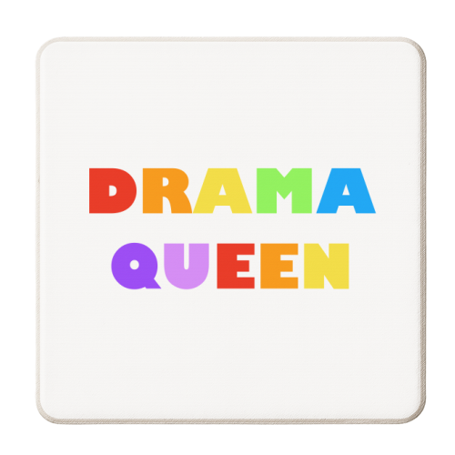 Drama Queen - personalised beer coaster by Adam Regester