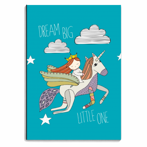 Dream Big Little One - personalised A4, A5, A6 notebook by Nichola Cowdery