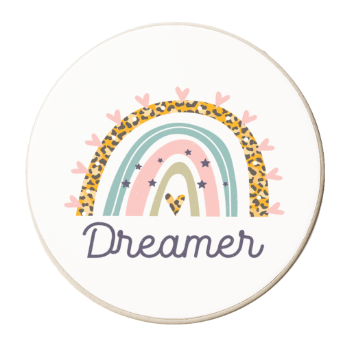 Dreamer - personalised beer coaster by haris kavalla