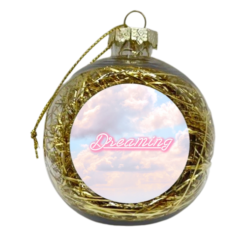 Dreaming - xmas bauble by Lilly Rose