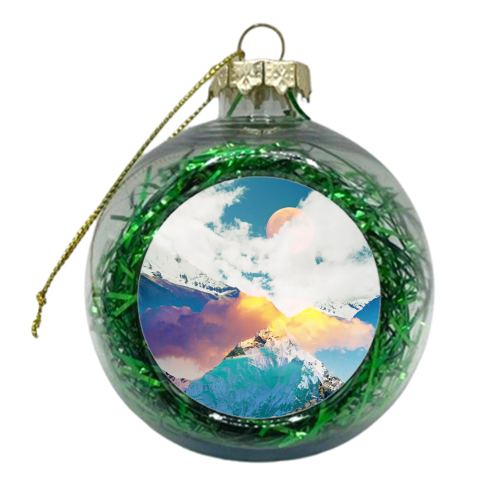 Dreaming Mountains - xmas bauble by Uma Prabhakar Gokhale