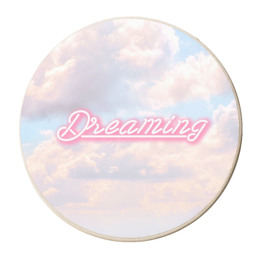 Dreaming - personalised beer coaster by Lilly Rose