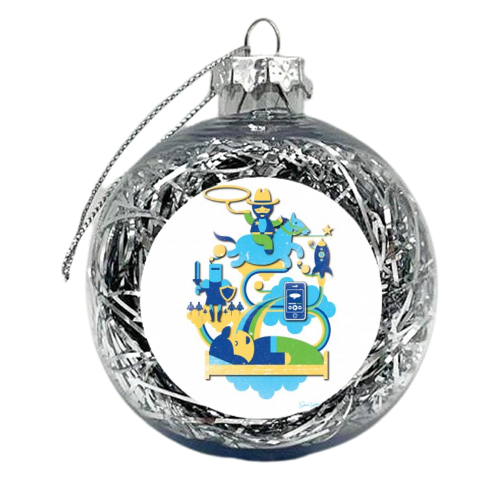 Dreams - xmas bauble by Patrick Michael Joseph Welham